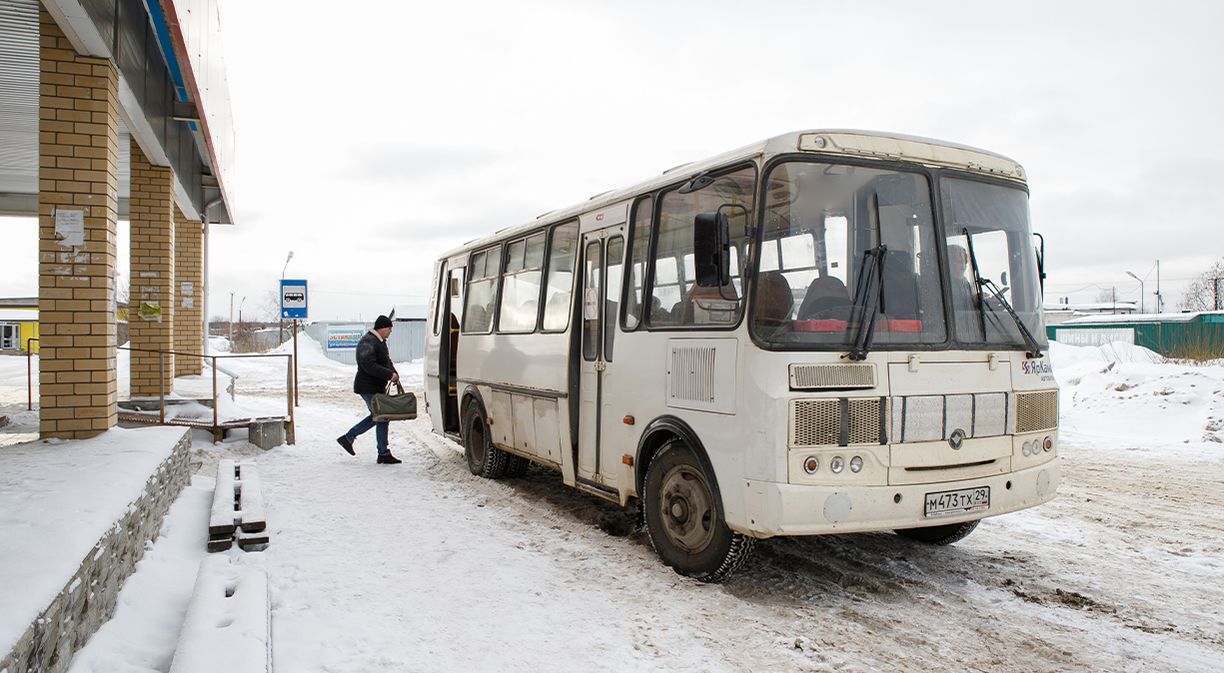 Изменилось время отправления автобуса «Котлас – Коряжма – Сольвычегодск» |  04.12.2023 | Коряжма - БезФормата