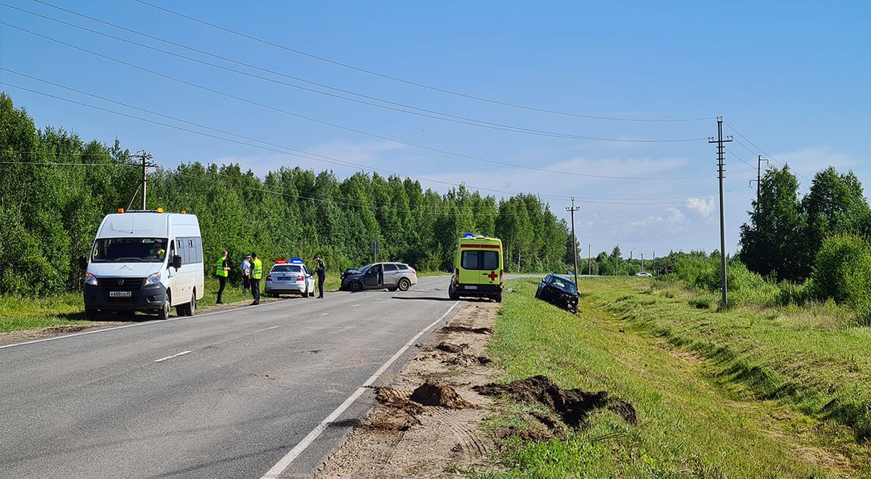 В ДТП около Коряжмы погиб мужчина | 06.07.2023 | Коряжма - БезФормата